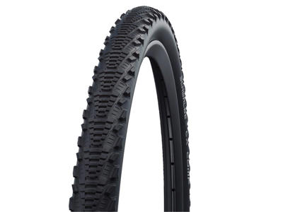 Schwalbe CX Comp - Kevlar-Guard Cross - Tråddæk - 20x1,75 - Sort refleks