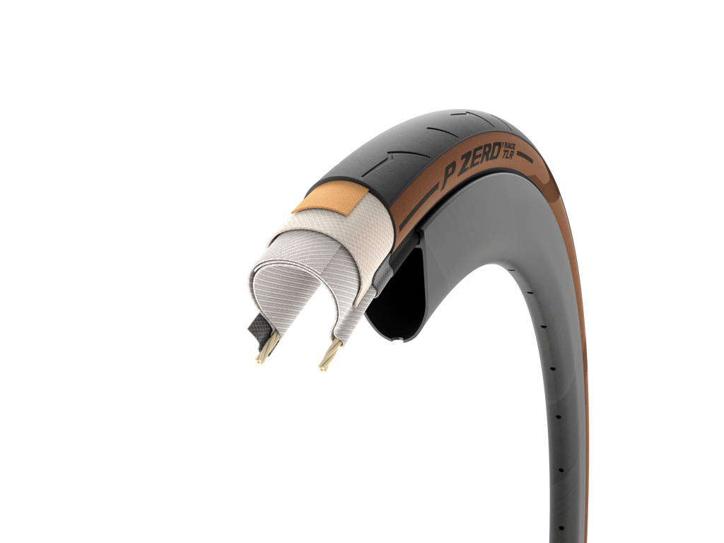 Pirelli P Zero Race TLR Classic - Foldedæk Road - 700x28c - Sort/Brun