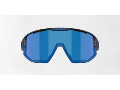 Bliz Fusion Small (25) - Cykelbriller - Brown Mirro/Blue Lens - Mat Sort