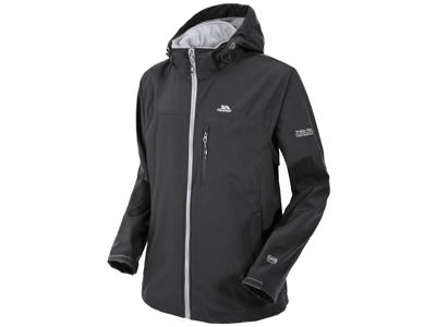 Trespass Stanford - Softshell jakke med hætte - Sort - Str. S