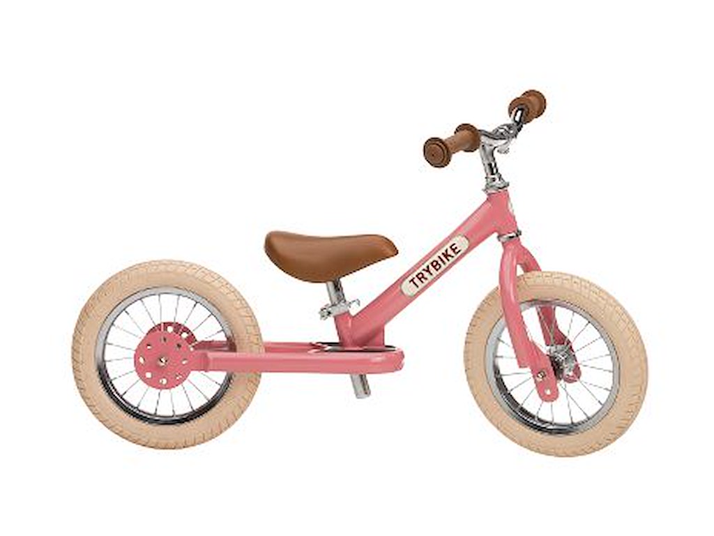 Trybike Balance / Løbecykel 2 Hjul Vintage Pink Trybike Balance / Løbecykel 2 Hjul Vintage Pink