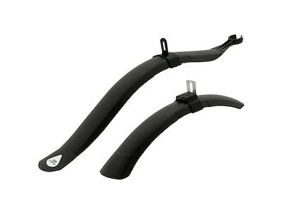 FORCE Skærmsæt 16-20" - Plastik - Sort