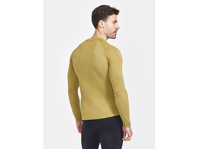 Craft Core Dry Active Comfort Langærmet Baselayer Gul (Størrelse: Small)