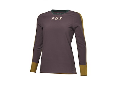 FOX Defend Thermal Jersey Til Kvinder Gul/lilla Størrelse S