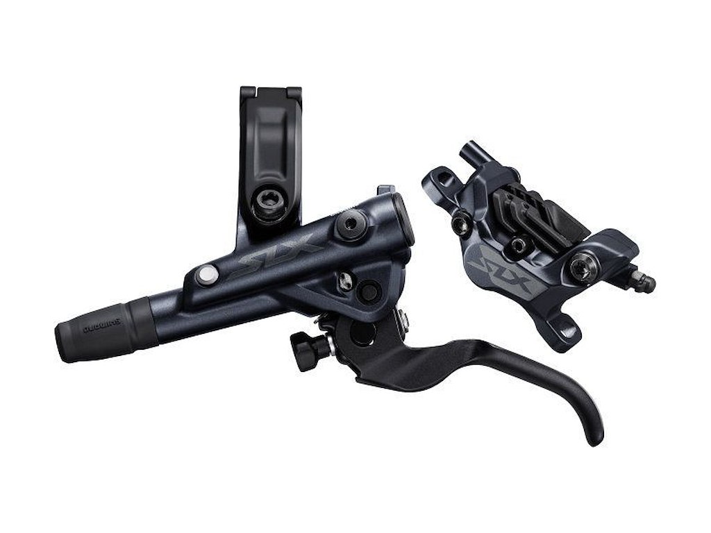Shimano SLX M7120 bremsesæt med 4 Stempler forbremse Shimano SLX M7120 bremsesæt med 4 Stempler forbremse