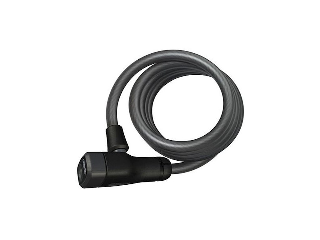 ABUS spirallås Star 4508k 150cm 8 mm sort