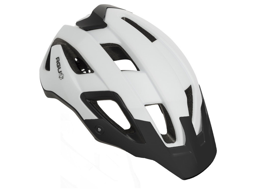 AGU - Trail MTB - MTB Cykelhjelm - Hvid - Str. 58-62 cm