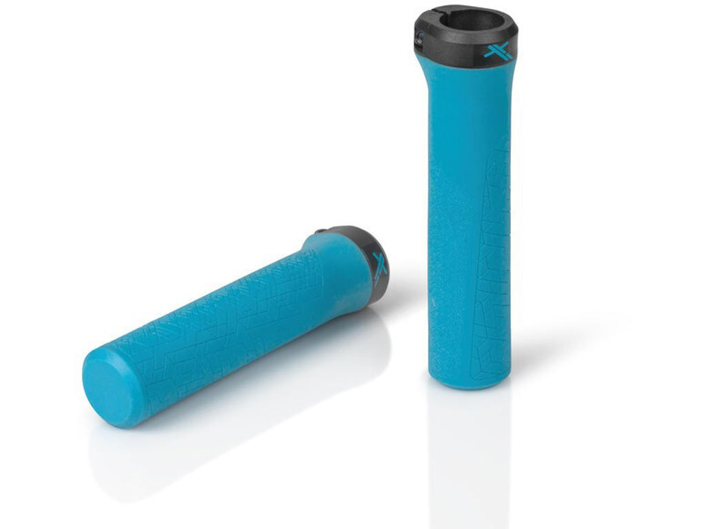 XLC Ergonomiske Håndtag - 135 mm - 1 Sæt - Blå