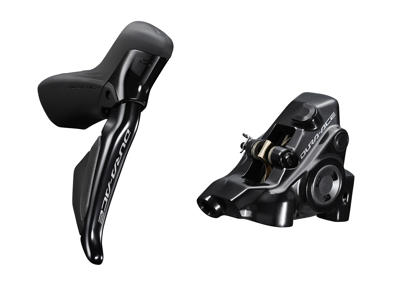 Shimano Dura Ace R9270 Di2 - Skifte- og bremsegreb højre - Hydraulisk kaliber og olieslange 