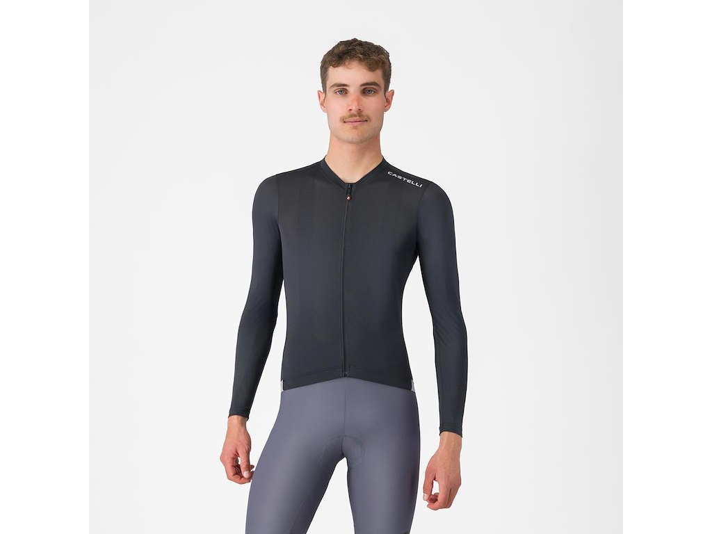 Castelli Espresso 2 LS Jersey - Cykeltrøje - Lange Ærmer - Herre - Sort - XS Castelli Espresso 2 LS Jersey - Cykeltrøje - Lange Ærmer - Herre - Sort - XS