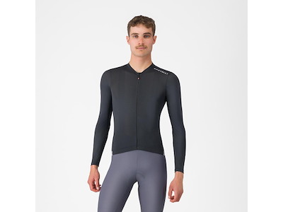 Castelli Espresso 2 LS Jersey - Cykeltrøje - Lange Ærmer - Herre - Sort - 3XL