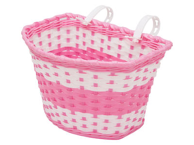 OXC - Kurv i plast til juniorcykler - Rosa