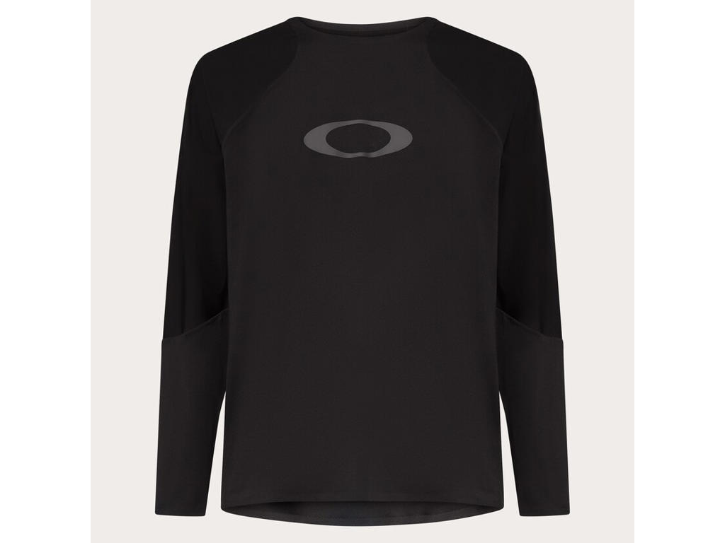 Oakley Seeker Airline - Cykeltrøje - Lange Ærmer - Sort