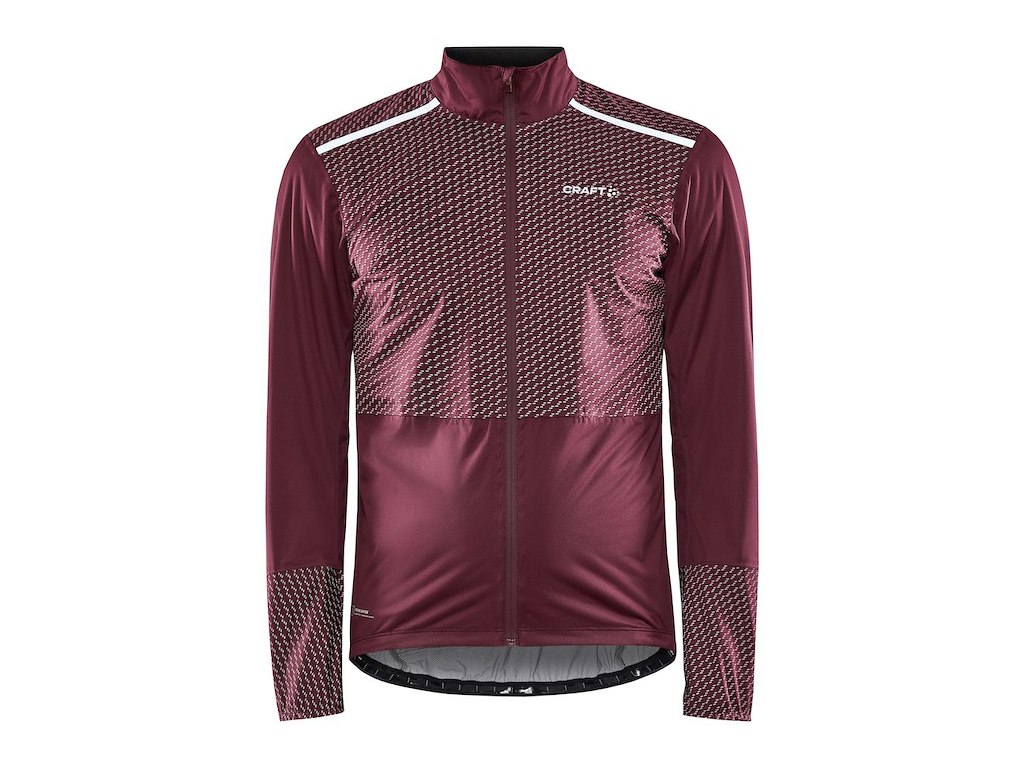 Craft ADV Hydro Lumen - Cykeljakke - Herre - Mørkerød - Str. S