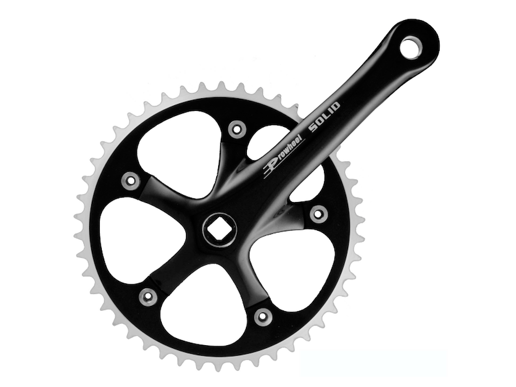 Prowheel Fixie/citybike kranksæt sort 46T