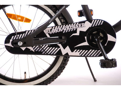 Volare Black Cruiser Børnecykel - 18" - Sort