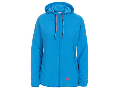 Trespass Network - Dame Fleece hættetrøje - Blå