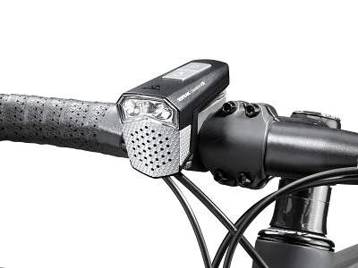 Topeak Soundlite USB Lygte med Horn
