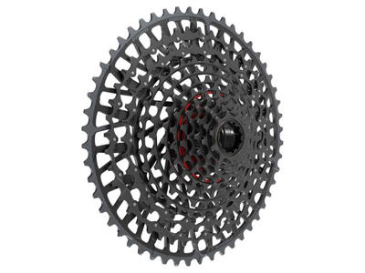 Sram kassette - XG-1295 T-Type Eagle - 12 Speed - 10-52T - Sort/Sølv
