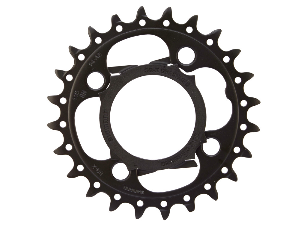 Shimano MTB - 24 tands klinge MTB - BCD64 - Sort - FC-T521