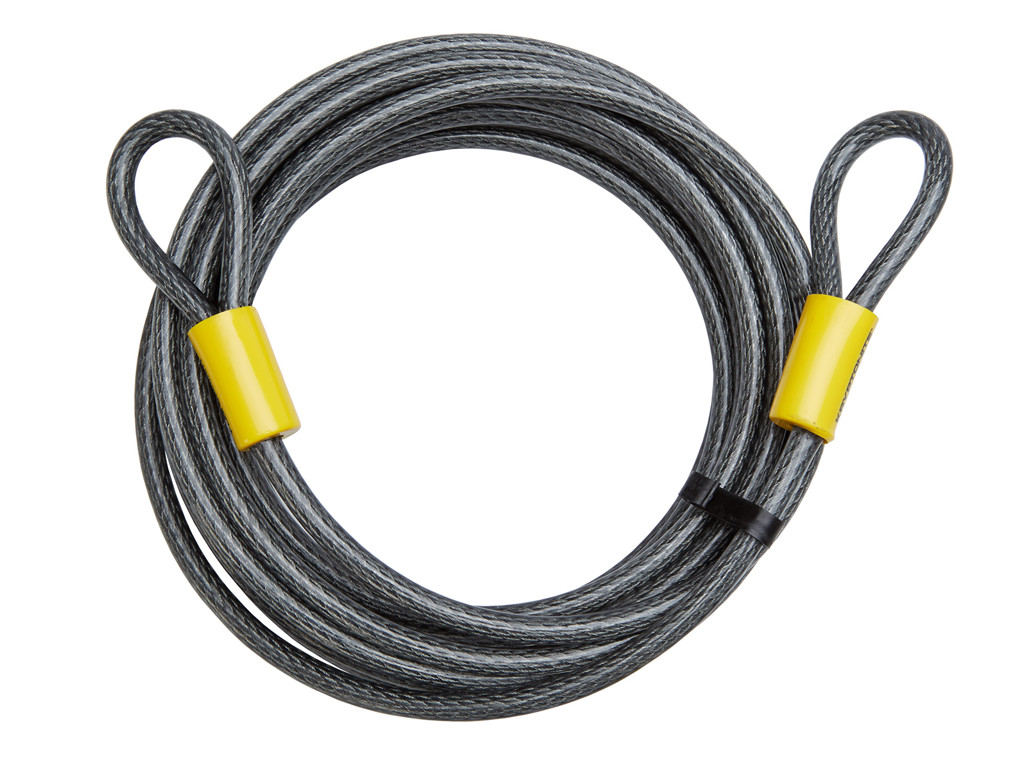 Kryptonite - Wire med løkker 9.30 meter - Til kombination med låse