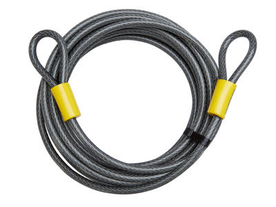 Kryptonite - Wire med løkker 9.30 meter - Til kombination med låse
