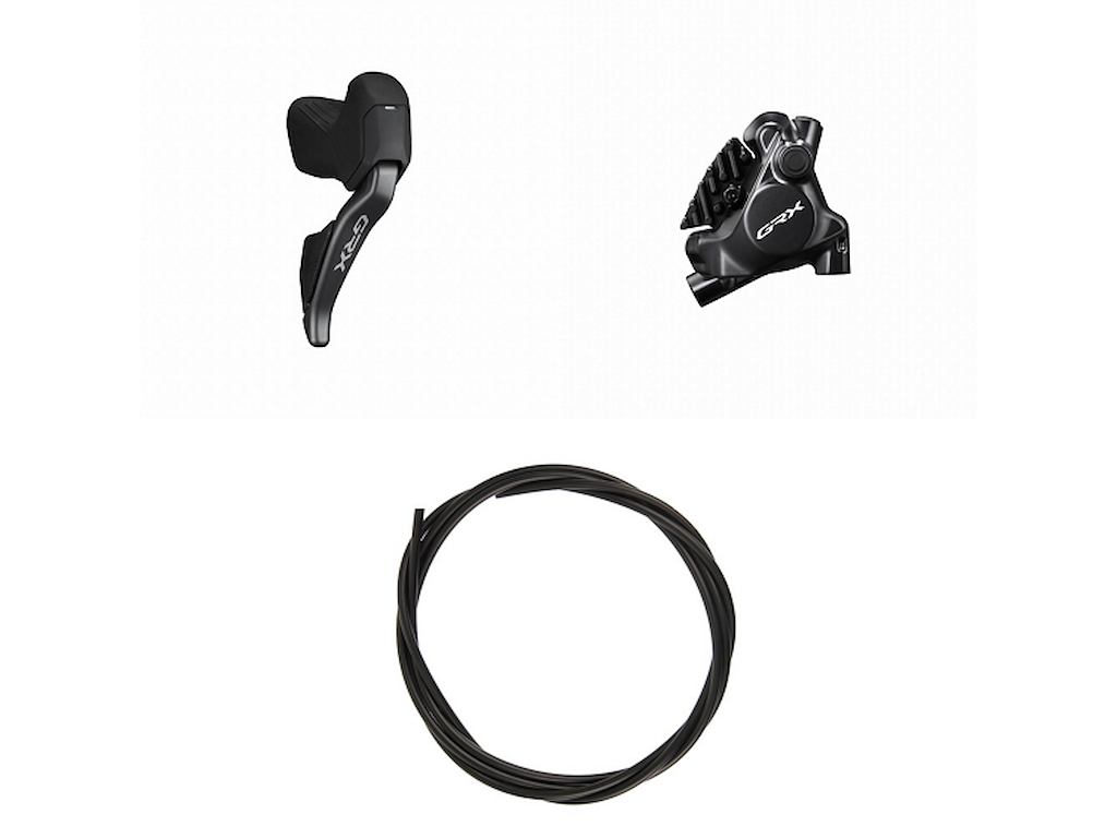 Shimano GRX - Gear- og bremsesæt BR-RX820/ST-RX825 - Højre/Bag - Hydraulisk - Sort