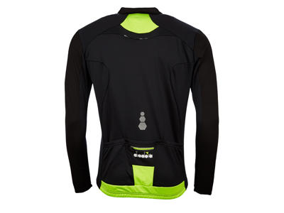 Diadora - Cykel Trøje med lange ærmer - Sort med gul