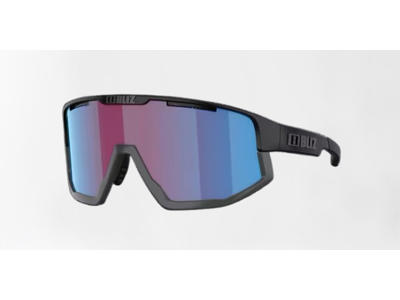 Bliz Fusion Small (25) - Cykelbriller - Rose/Violet Mirro Blue Lens - Mat Sort