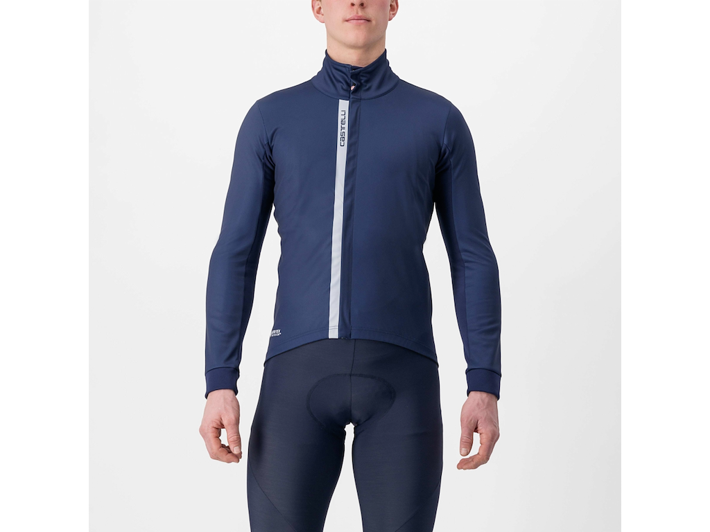 Castelli Entrata cykeljakke blå/sølv herre