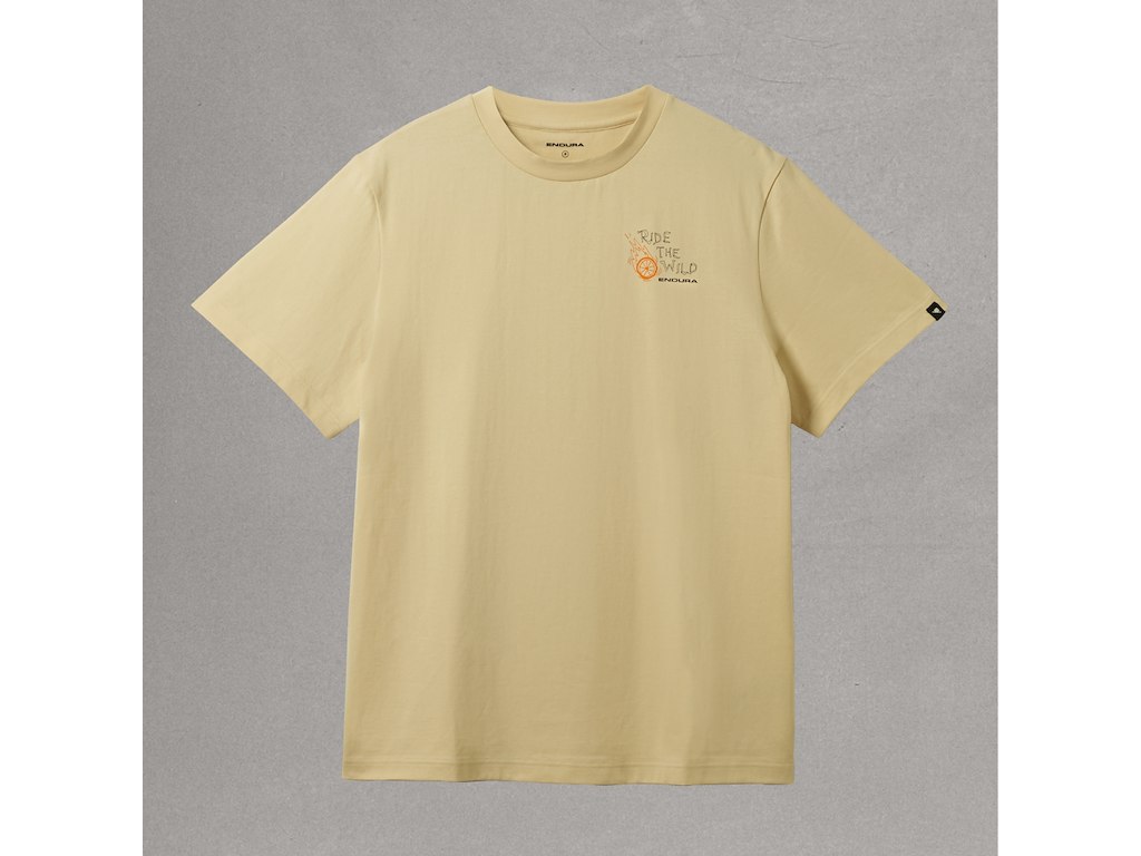 Endura Ride The Wild Graphic Tee - T-Shirt - Light Sand