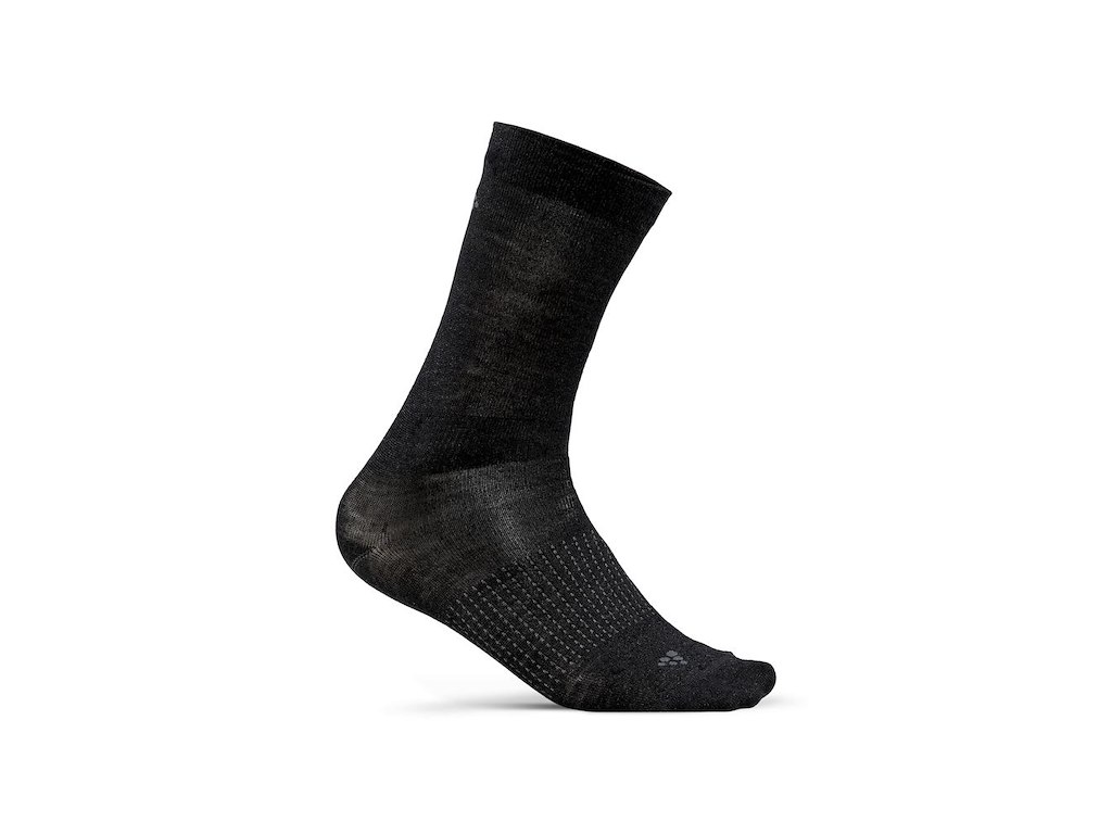 Craft Core Uld Liner strømpe 2-pak sort