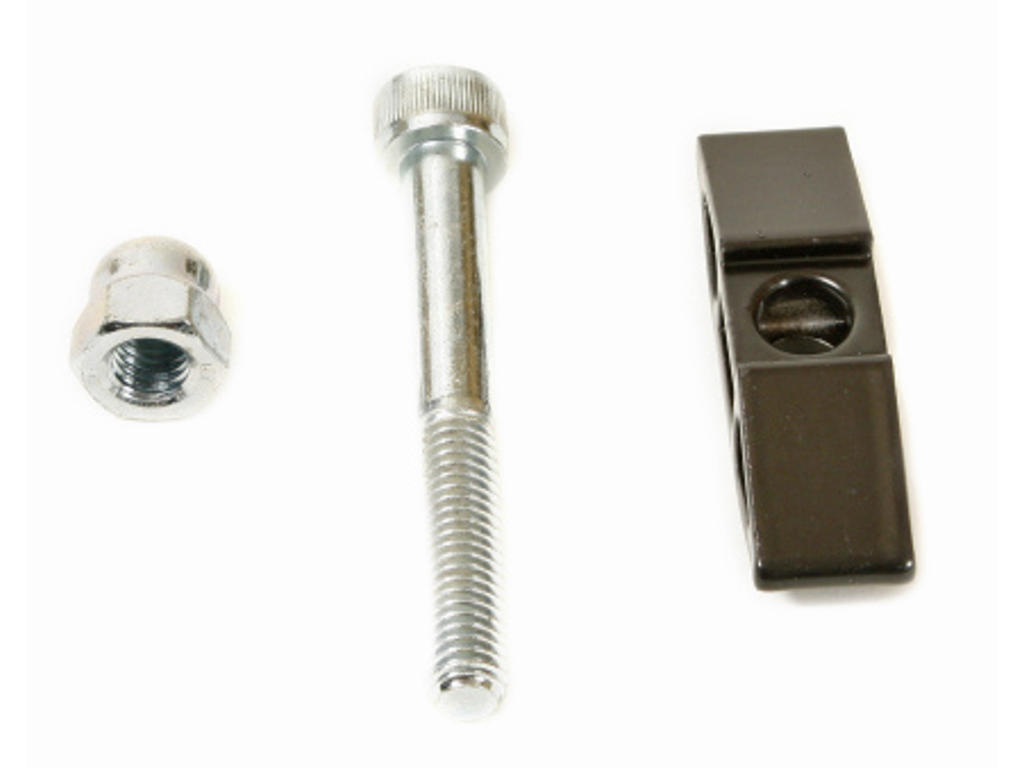 Beslag til støtteben smal sort