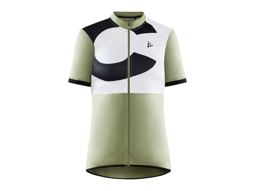 Craft Endur Logo Jersey - Korte ærmer - Dame - Grøn/Hvid - Str. M
