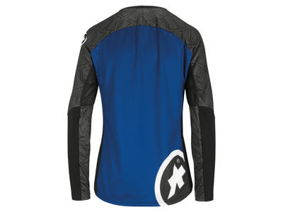 Assos Trail Womens Jersey - Dame MTB cykeltrøje med lange ærmer - Blå - Str. XL