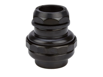 Styrfittings 1" gevind Sort