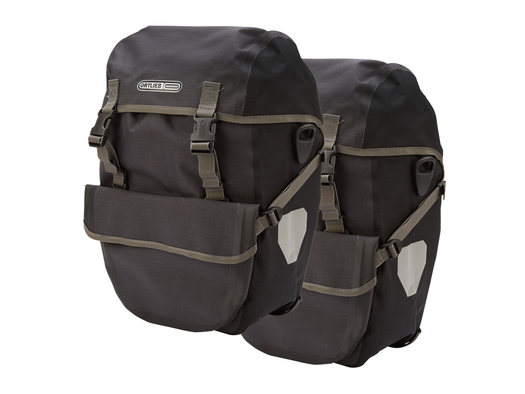Ortlieb - Bike-Packer plus - Granit/Sort - 2 x 21 liter