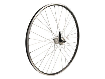 Sturmey Archer Baghjul - 2 indvendige gear og fodbremse - Ryde Zac 2000 fælg - Sølv/sort