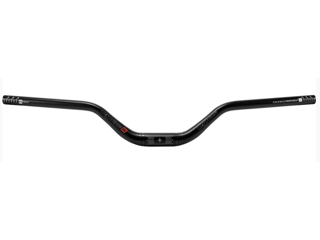 Ergotec MTB Styr med ekstra højt rise  70 mm / 780 mm / 31,8 mm