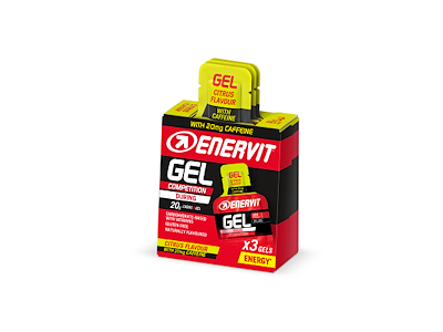 Enervit Sport Gel - Citrus - Med Koffein - 3x 25 ml