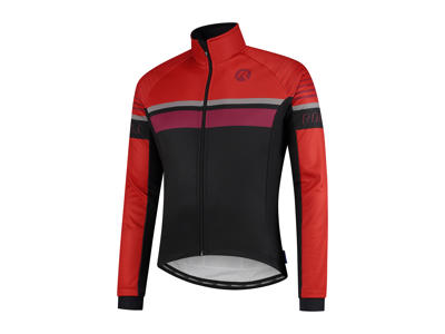 Rogelli Hero - Vinterjakke - 0 til 10  grader - Sort/Rød/Bordeaux - Str. 3XL