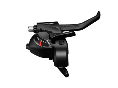 Shimano Tourney - Skifte- og bremsegreb Højre - Til 7 gear - med display - Sort