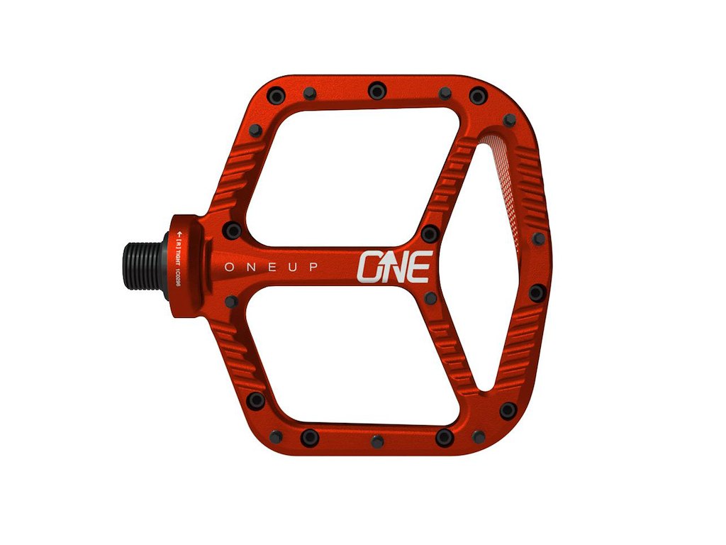 OneUp Aluminium Flats Pedaler Rød OneUp Aluminium Flats Pedaler Rød