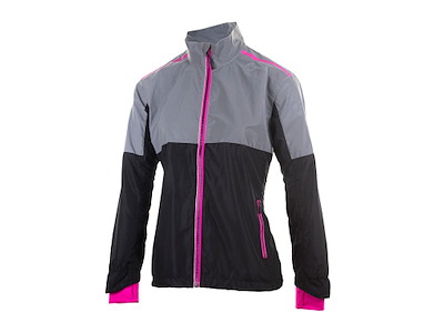 Rogelli Refleks Jakke Sort/Pink Dame Small