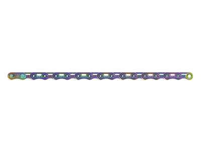 SRAM RED E1 Flattop kæde 12 Speed 114 led Rainbow