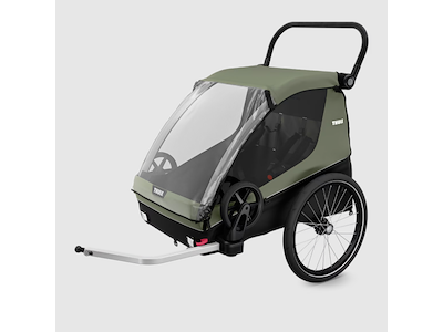 Thule Courier - 3 i 1 Cykeltrailer - Vintage Grøn