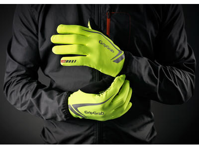 GripGrab Expert løbehandske - Hi-Vis - Str. XS