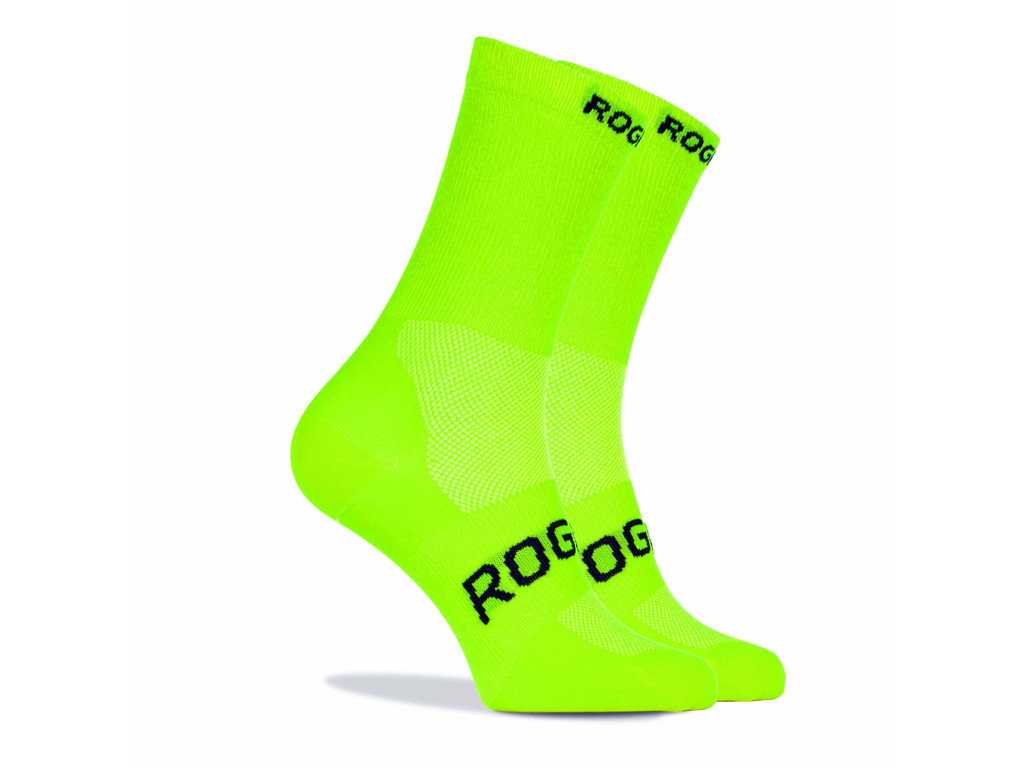 Rogelli RCS-08 - Cykelstrømper - Q-Skin - Gul - Str. 36-39