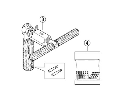 Shimano stift til kædeadskiller TL-CN32 - 10 stk.