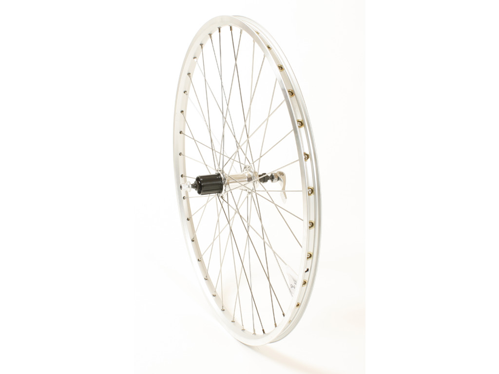 Connect MTB baghjul - 26 x 1.75 - 8/10 gear - Ryde ZAC 19  fælg - Sølv